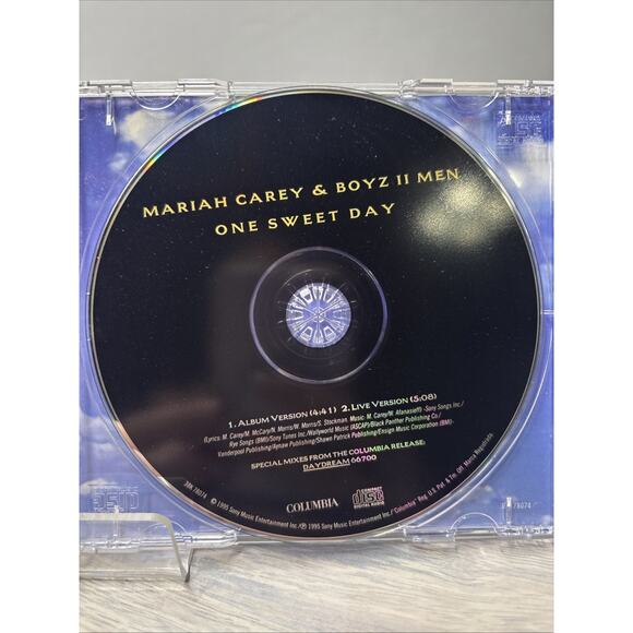 Mariah Carey & Boyz II Men – One Sweet Day (CD Single, Columbia, 1995) - Picture 4 of 5